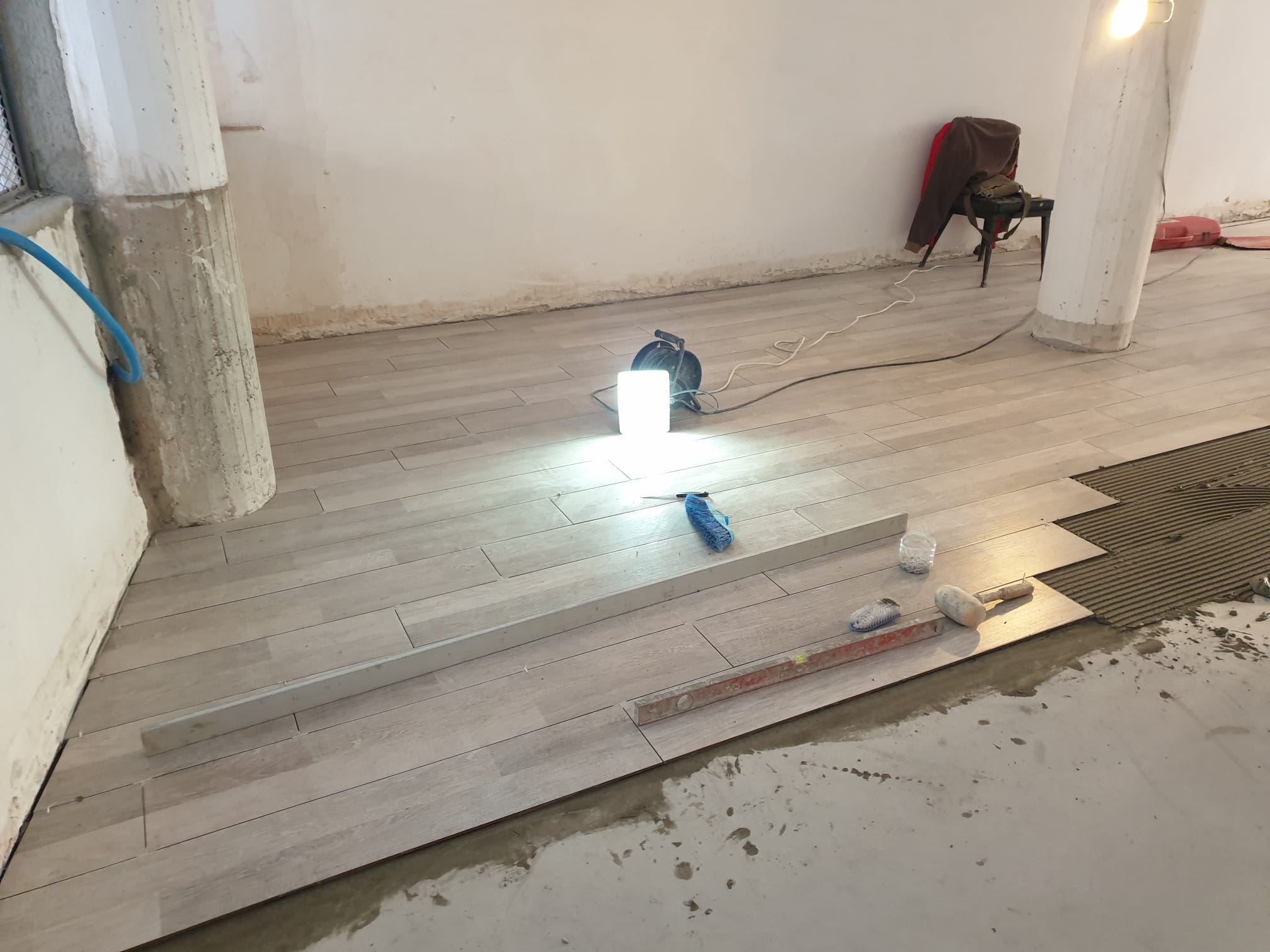 Imatge posant parquet